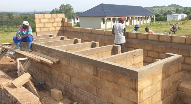 Baubeginn Sanitärgebäude