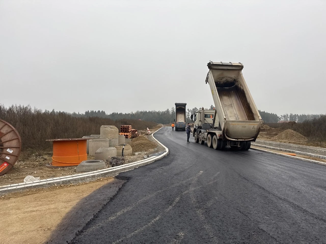 Erschließung Gewerbegebiet Thann