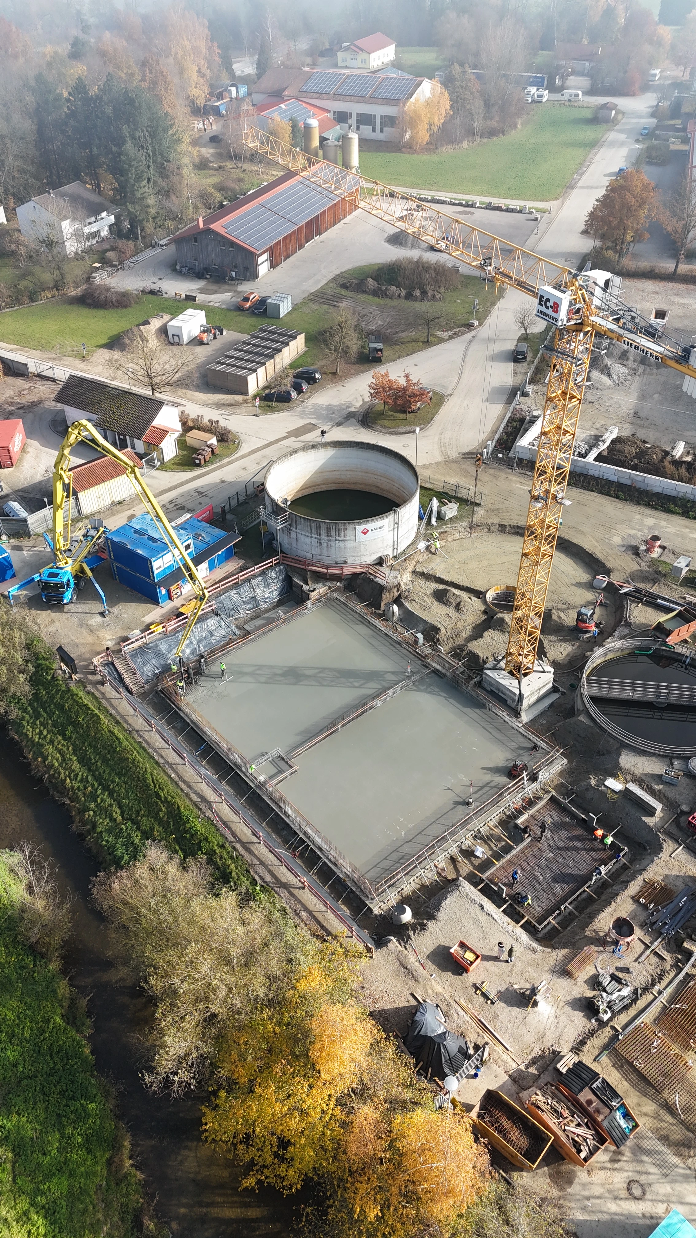 Hauptbild der Kläranlage Schwindegg