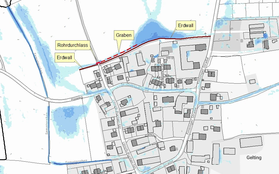 Integrales Sturzflutkonzept Gelting